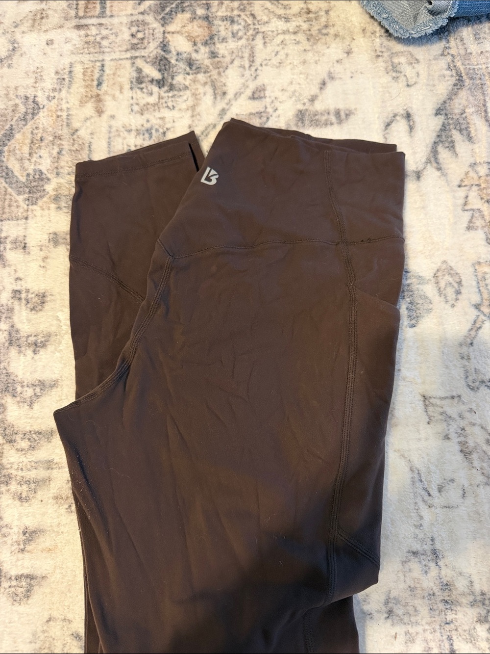 Buff bunny leggings Brown Stretch Performance Pants